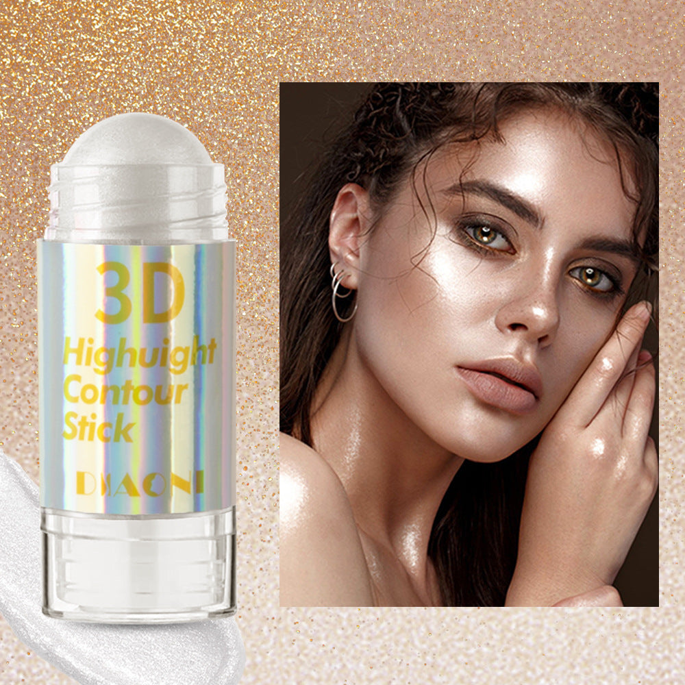 Highlight Contour Stick Outline Shading Powder Three-dimensional Brightening Crouching Silkworm Face Blusher
