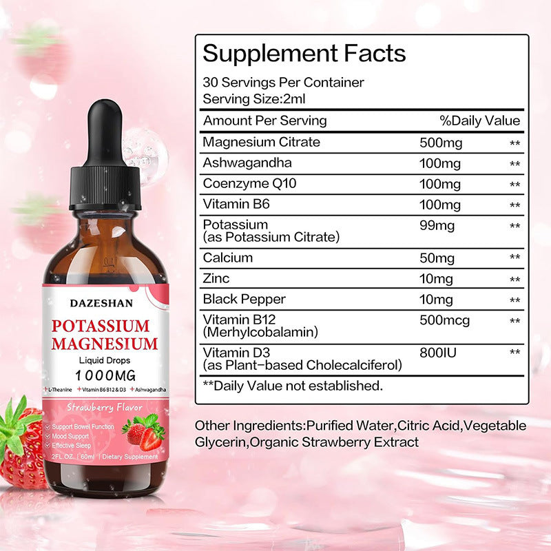 Potassium Magnesium Drops Sun Tanning Drops Natural