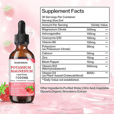 Potassium Magnesium Drops Sun Tanning Drops Natural