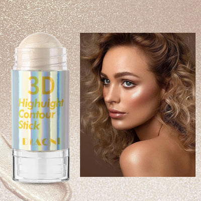 Highlight Contour Stick Outline Shading Powder Three-dimensional Brightening Crouching Silkworm Face Blusher