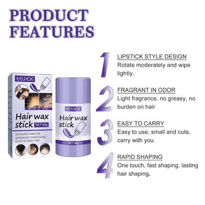 EELHOE Hair Wax Stick Broken Hair
