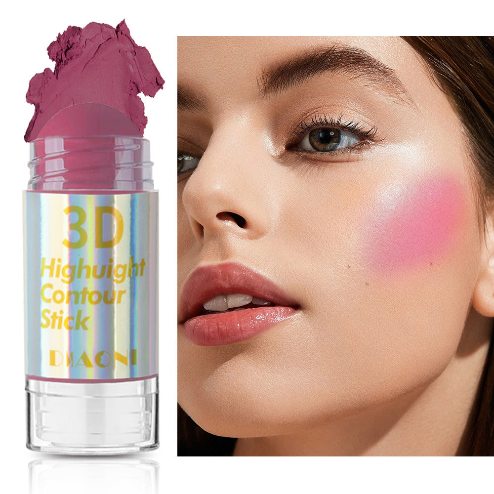 Highlight Contour Stick Outline Shading Powder Three-dimensional Brightening Crouching Silkworm Face Blusher