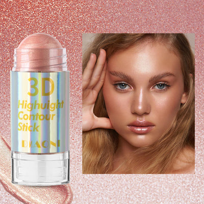 Highlight Contour Stick Outline Shading Powder Three-dimensional Brightening Crouching Silkworm Face Blusher