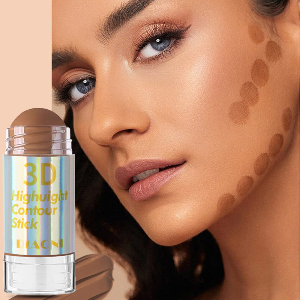 Highlight Contour Stick Outline Shading Powder Three-dimensional Brightening Crouching Silkworm Face Blusher