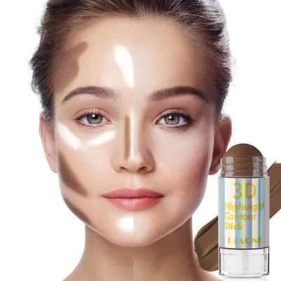 Highlight Contour Stick Outline Shading Powder Three-dimensional Brightening Crouching Silkworm Face Blusher