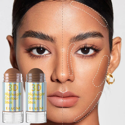 Highlight Contour Stick Outline Shading Powder Three-dimensional Brightening Crouching Silkworm Face Blusher