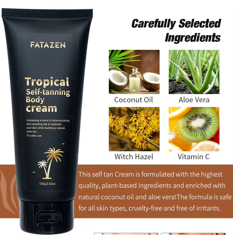 3Hrs Instant Dark Tanning Lotion Butter Body Care