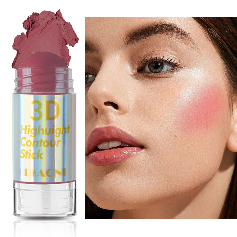 Highlight Contour Stick Outline Shading Powder Three-dimensional Brightening Crouching Silkworm Face Blusher