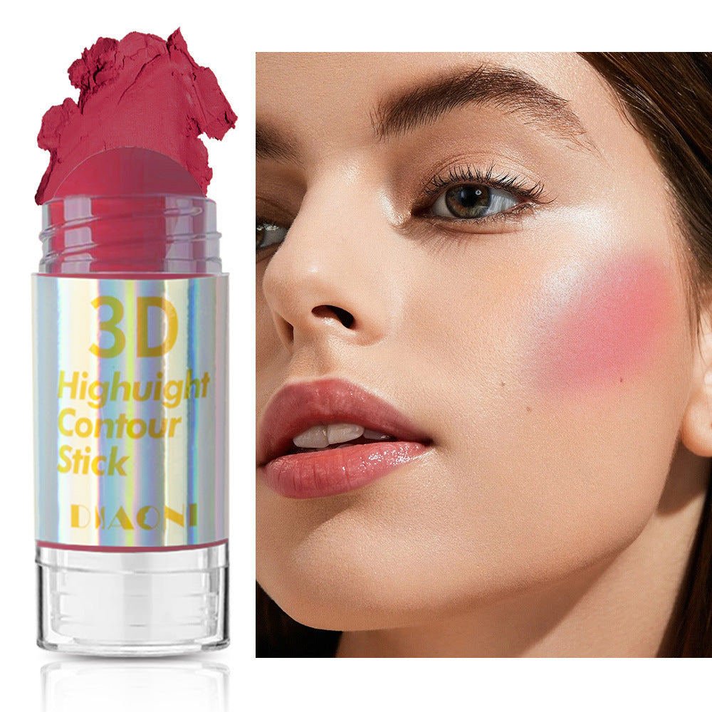 Highlight Contour Stick Outline Shading Powder Three-dimensional Brightening Crouching Silkworm Face Blusher